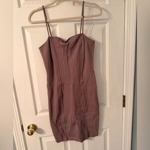 Mauve bodycon dress